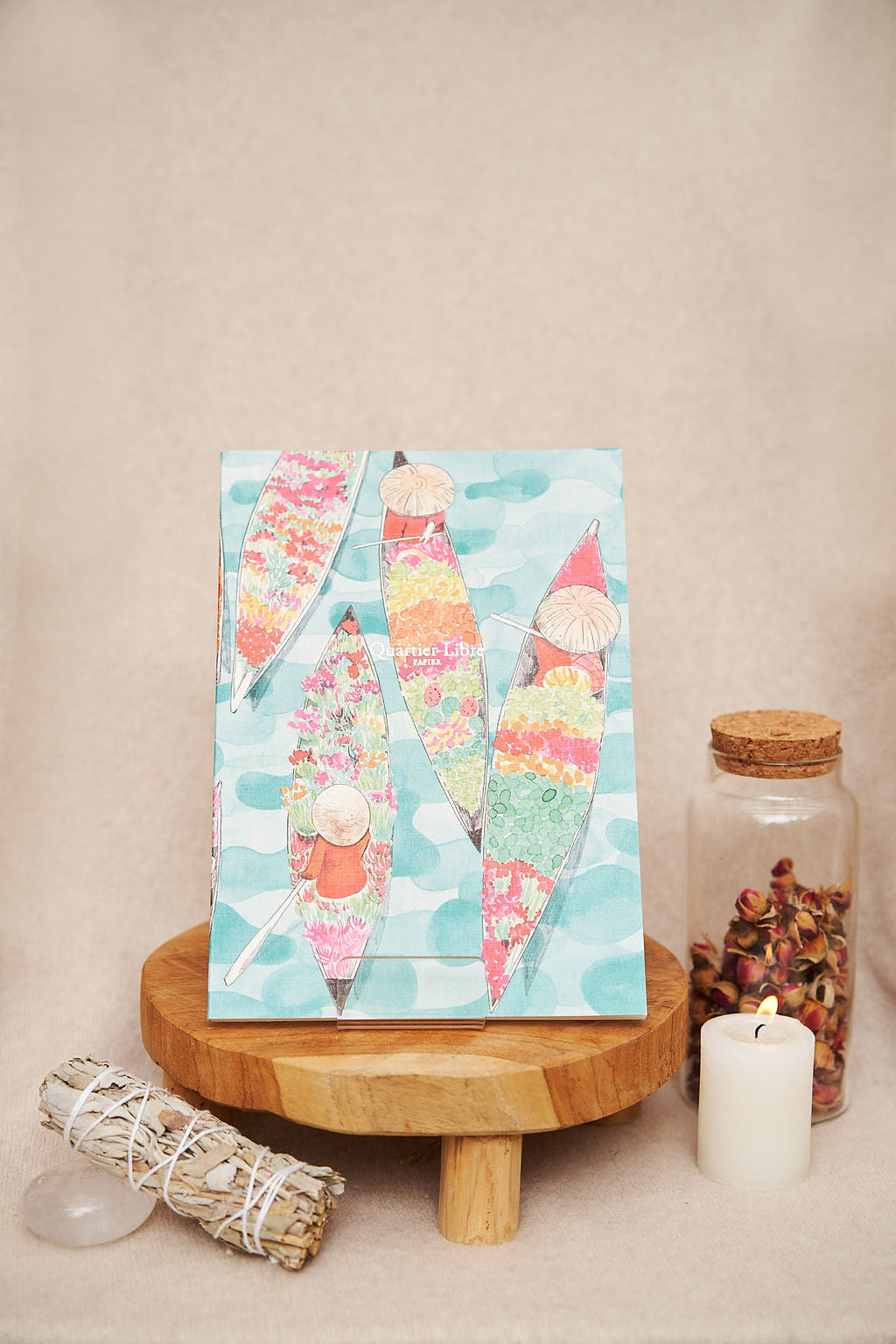 Carnet Pirogue, 40 Feuilles.