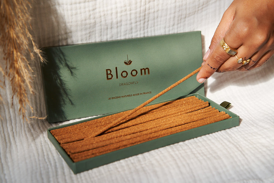 Encens Bloom Dragonfly - 40 batons- Jasmin, Palo santo, Benjoin