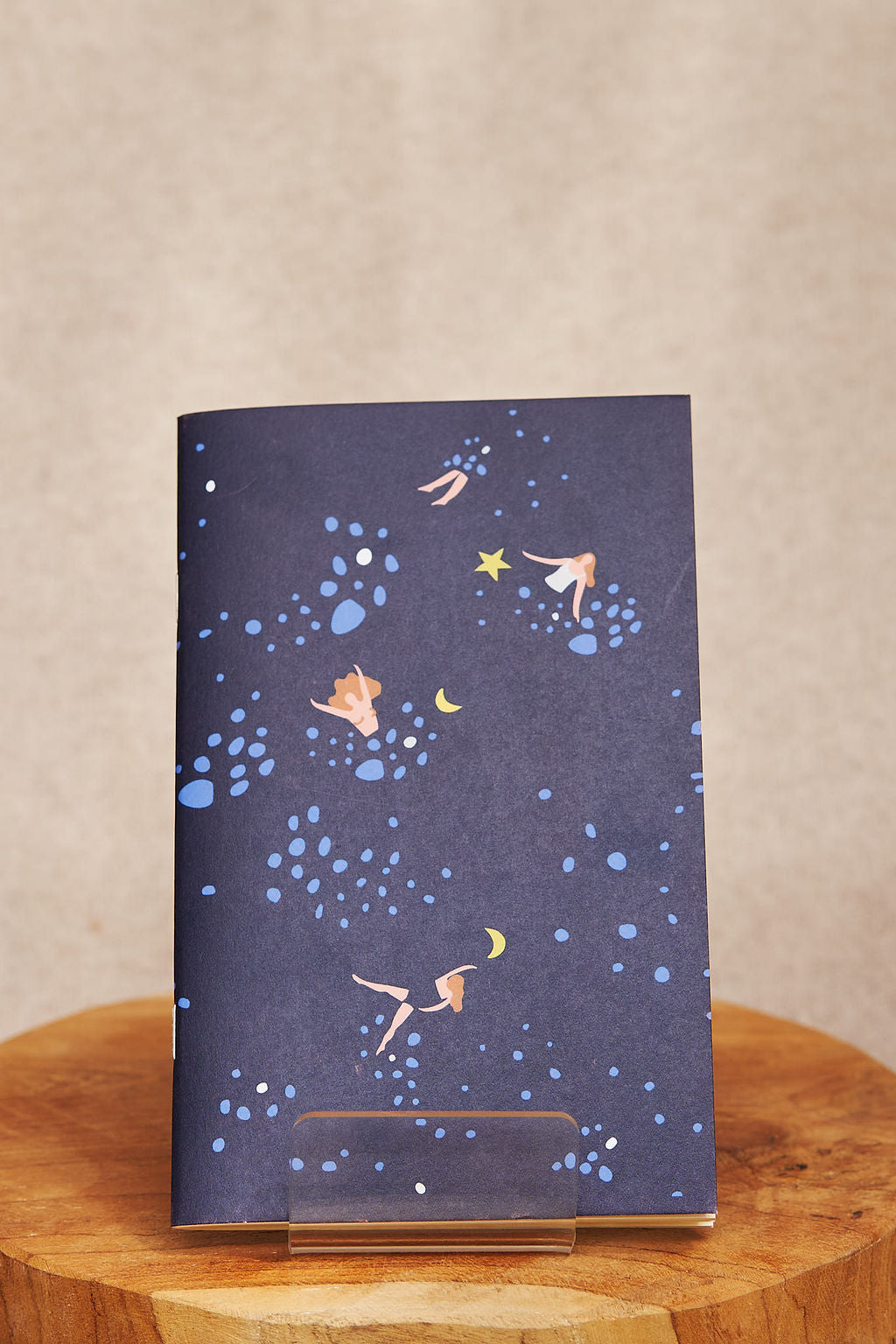 Lundi au soleil-Carnet de Voyage -Bain Cosmique- 18 Pages Blanches