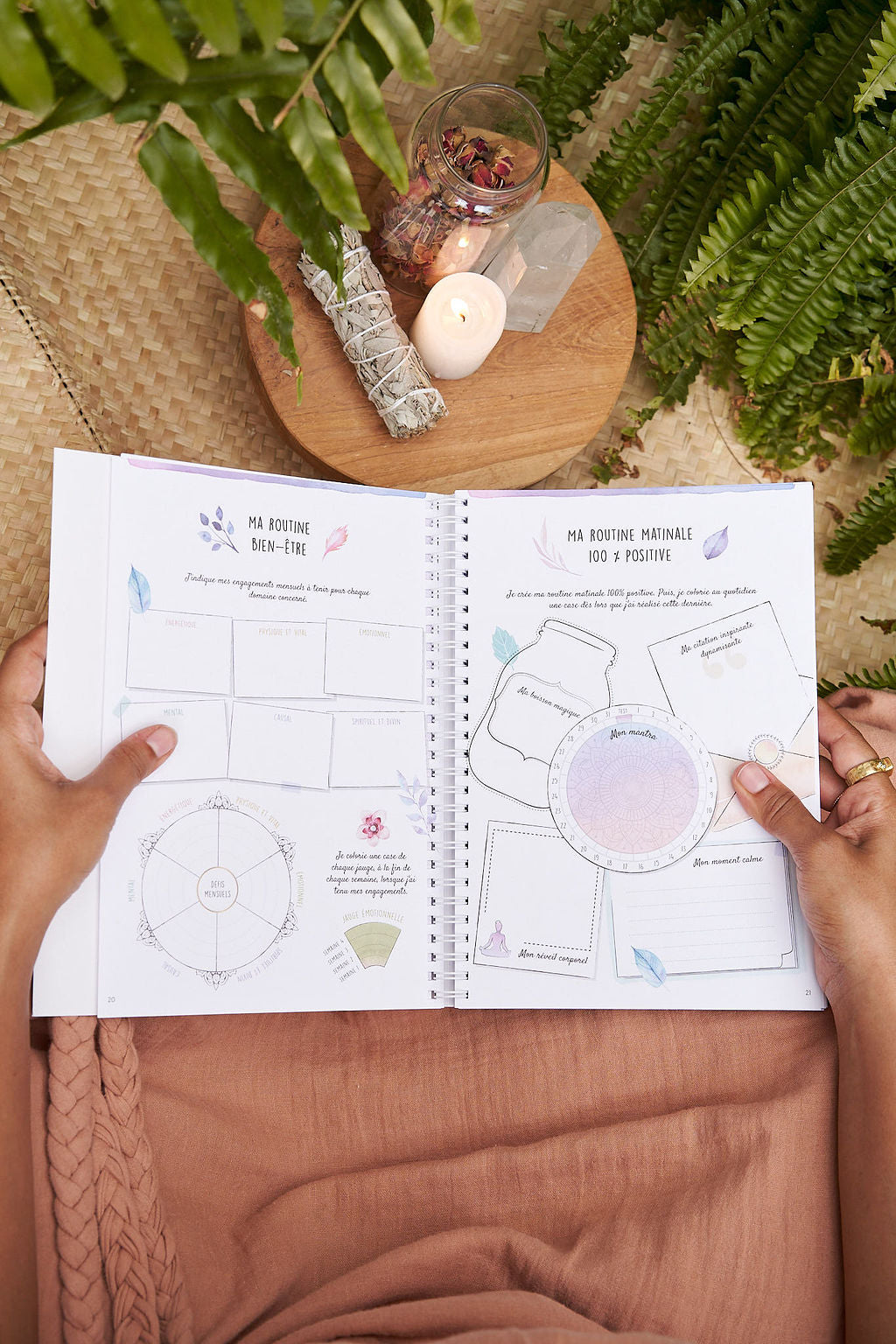 Mon Bullet Journal Spécial Bien Etre- Carnet à spirale de 146P-Malory Malmasson.