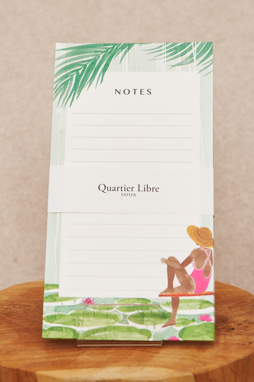 Quartier Libre-Bloc Notes Pirogue, 50 Feuilles.